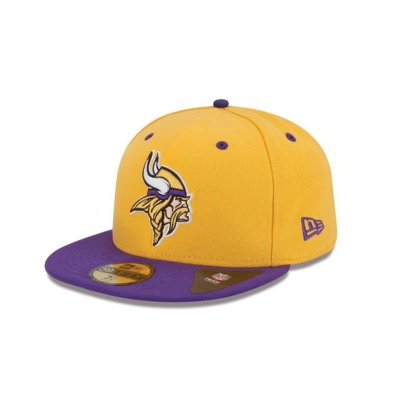 Minnesota Vikings Gorra | New Era NFL 2tone 59fifty Fitted Cap Mexico - Negros